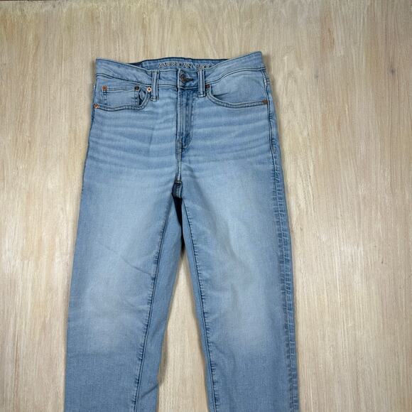 American Eagle Airflex+ Athletic Straight Casual Everyday Denim Jeans 28x30 - Picture 2 of 15